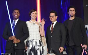 John Boyega promoting picture with fellow stars