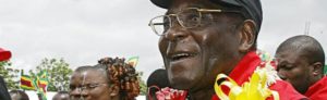 Zimbabwe's leader Robert Mugabe, mocking a US Supreme Court decision in June to legalise gay marriage